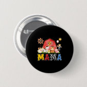 Mama Farm Cow Birthday Boy Matching Family Party Button (Vorne & Hinten)