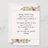 Mama feiert dich karte (Rückseite)