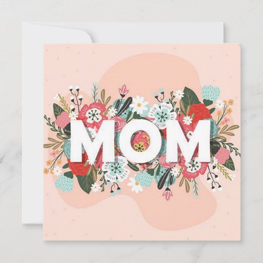 Mama Feiertagskarte (Vorderseite)