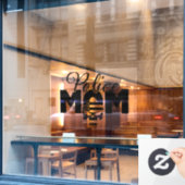 Mama Fensteraufkleber (Café-Fenster)