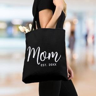 Mama festgelegt Datum Weiße Junge Mutter Geschenk Tasche