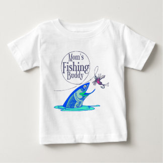 Mama Fishing Buddy Baby T-shirt
