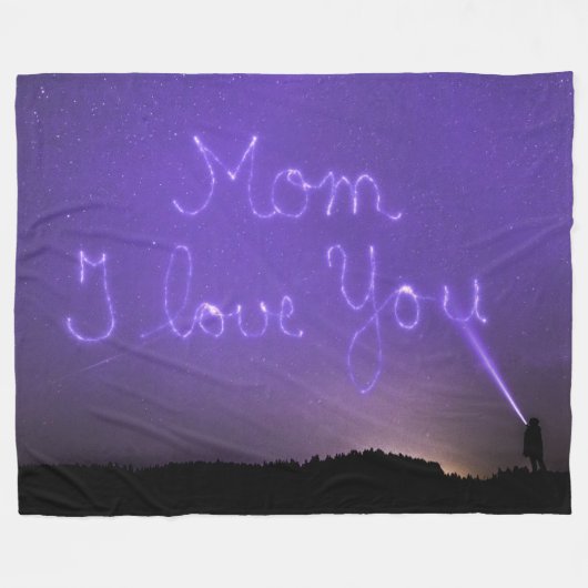 Mama Fleecedecke (Vorderseite (Horizontal))