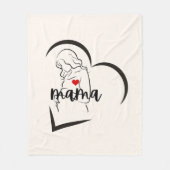 MAMA FLEECEDECKE (Vorderseite)