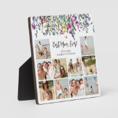 Mama Flora FotoCollage Plaque Fotoplatte (Vorderseite)