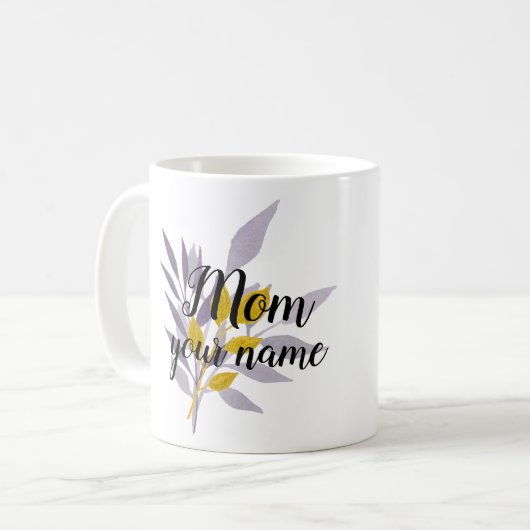 Mama Flora Geschenk 1 Kaffeetasse (Vorderseite Links)