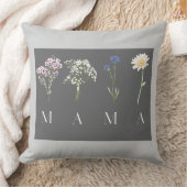 MAMA Floral Botanical Elegant Mother's Day Gift  Kissen (Decke)
