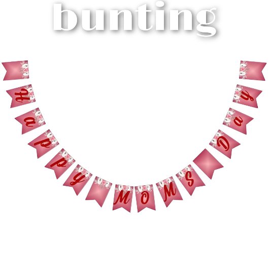 Mama Floral Bouquet Muttertag Wimpelkette