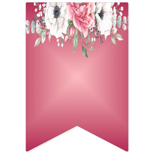 Mama Floral Bouquet Muttertag Wimpelkette (Erste Fahne)