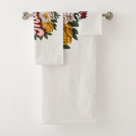 Mama Floral Kitchen Towel\Tea Towel (Home & Living Badhandtuch Set