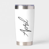 MAMA floral personalisiert Thermobecher (Rückseite)