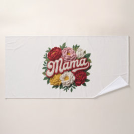 Mama Florales Küchenhandtuch (Wohnen & Leben) Badhandtuch Set