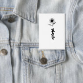 Mama flower gift button (Insitu)