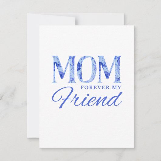 MAMA Forever My Friend Card Mitteilungskarte (Vorderseite)