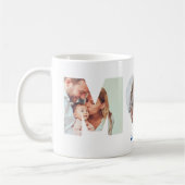 MAMA Foto Buchstaben Est. Datum 1. Mutter Kaffeetasse (Links)