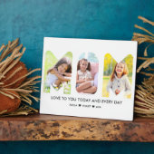 MAMA Foto Collage 3 Letter Cutout Personalisiert Fotoplatte (Seite)