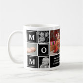 Mama Foto Collage Black Mthers Day Coffee Kaffeetasse (Links)