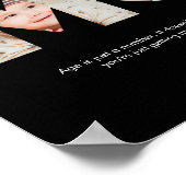 Mama Foto Collage Cutout Muttertag Geburtstag Poster (Ecke)