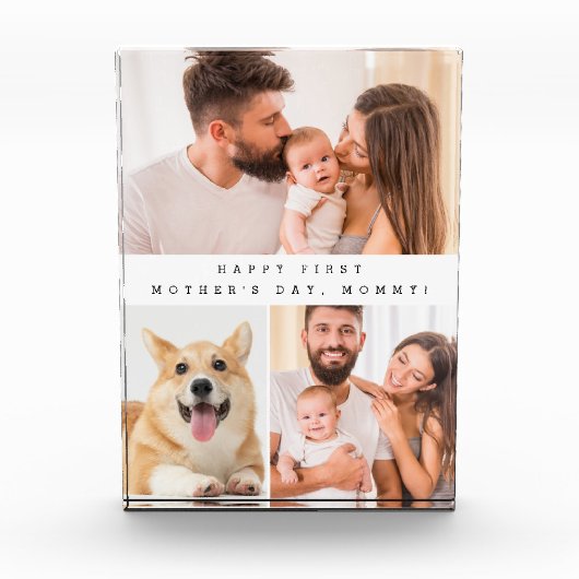 Mama-Foto-Collage der vertikalen Mutter Fotoblock (Vorderseite)