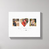Mama Foto Collage Herzklopfen Foto Muttertag Leinw Leinwanddruck (Vorderseite)