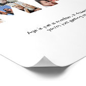 Mama Foto Collage Letter Cutout Mama Geburtstag Poster (Ecke)