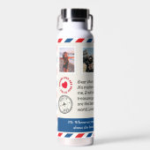 Mama Foto Collage Letter Postumarmung Trinkflasche (Vorne)