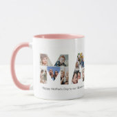 Mama Foto Collage Muttertag Mama Geburtstag Tasse (Links)