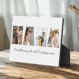 Mama Foto Collage Plaque für Muttertag Fotoplatte