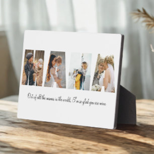 Mama Foto Collage Plaque für Muttertag Fotoplatte