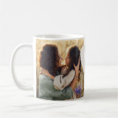 Mama Foto Creme elegant stilvoll Kaffeetasse (Links)