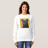 Mama Foto Custom Hund Personalisiert Hund Mutter Sweatshirt (Vorne ganz)