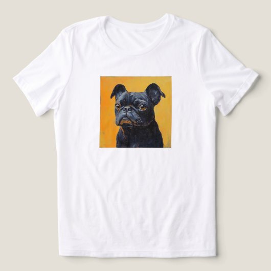 Mama  Foto Custom Hund Personalisiert Hund Mutter  Tri-Blend Shirt (Design Vorderseite)