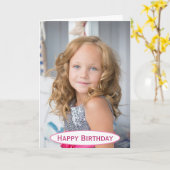 Mama-Foto der Welt zum besten aller Kinder Karte (Gelbe Blume)