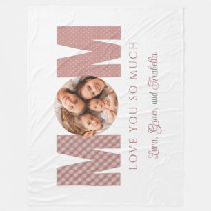 Mama Foto Fleece Blanket