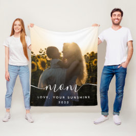 Mama Foto Fleece Blanket
