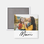 Mama Foto gegründet Magnet (Vorderseite/Rückseite)