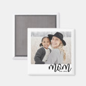 Mama: Foto-Geschenk Magnet (Vorderseite/Rückseite)