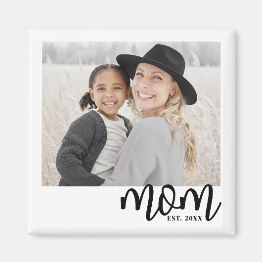 Mama: Foto-Geschenk Magnet (Vorne)