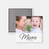Mama: Foto-Geschenk Magnet (Vorderseite/Rückseite)