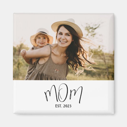 Mama: Foto-Geschenk Magnet (Vorne)