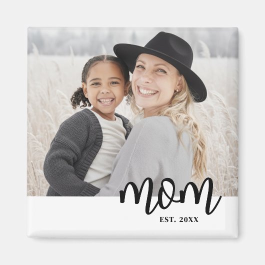 Mama: Foto-Geschenk Magnet (Vorne)