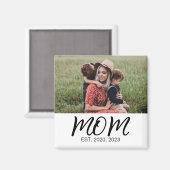 Mama: Foto-Geschenk Magnet (Vorderseite/Rückseite)