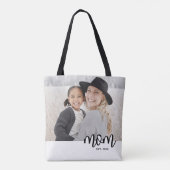 Mama: Foto-Geschenk Tasche (Rückseite)