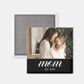 Mama Foto-Geschenkmagnet Magnet (Vorderseite/Rückseite)