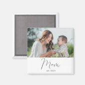 Mama Foto-Geschenkmagnete Magnet (Vorderseite/Rückseite)