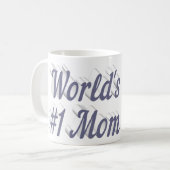 Mama Foto Grautext Kaffeetext Tasse (Vorderseite Links)