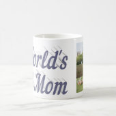 Mama Foto Grautext Kaffeetext Tasse (Mittel)