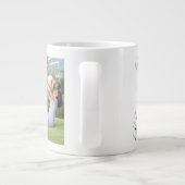 Mama Foto grüner Text Riesencoffee Tasse (Rückseite)