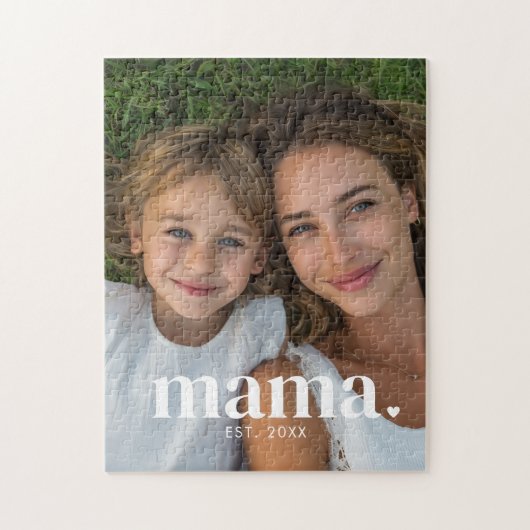Mama-Foto Puzzle (Vertikal)