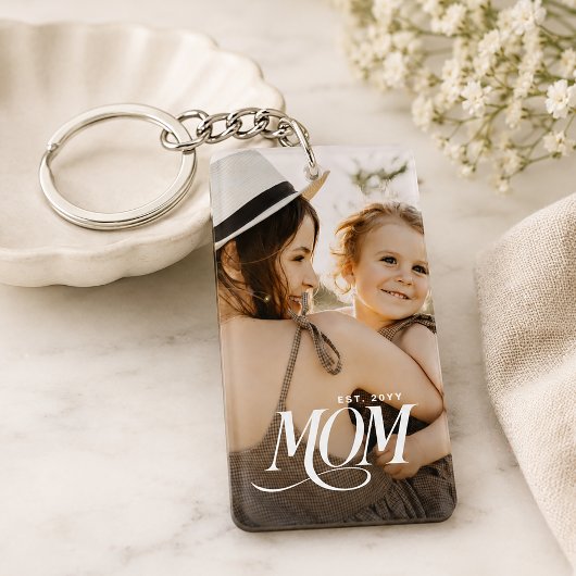 Mama Foto Schlüsselanhänger
